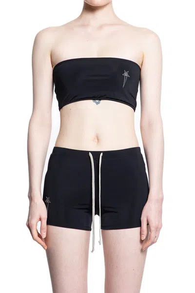 Shop Rick Owens Crop Tops In Black