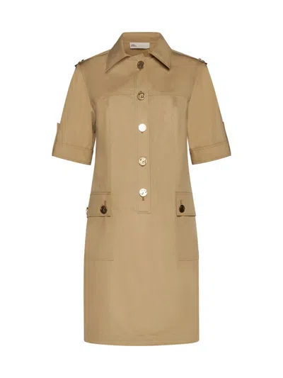 Shop Tory Burch Dresses In Safari Sand