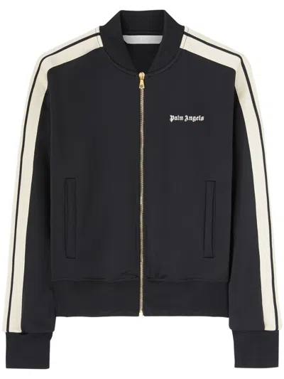 Shop Palm Angels Classic Logo-print Track Bomber Jacket In Multicolor