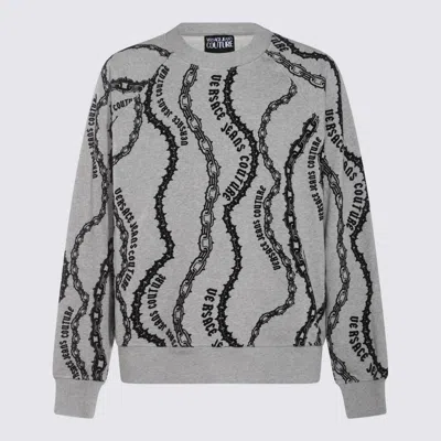 Shop Versace Jeans Couture Maglie Grigio In Grey