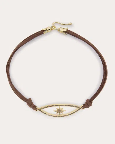 Ramy Brook Adale Suede Choker Necklace In Brown