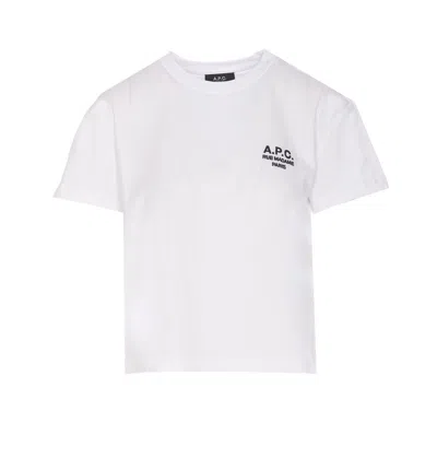 Shop Apc A.p.c. T-shirts And Polos In White