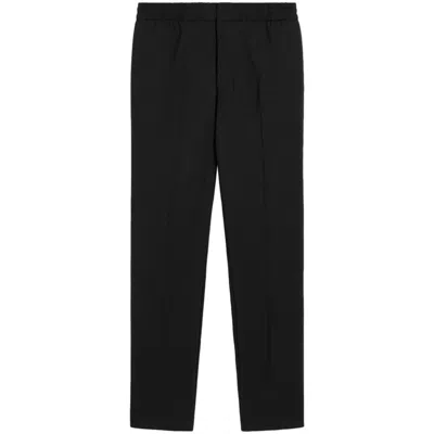 Shop Ami Alexandre Mattiussi Ami Paris Pants In Black