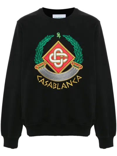 Shop Casablanca Sweatshirt In Black