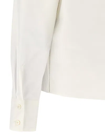Fabiana Filippi Women's Cotton Poplin Shirt In White