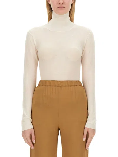 Fabiana Filippi Turtleneck Sweater In White