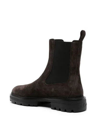 Hogan H673 Chelsea Boots In Brown