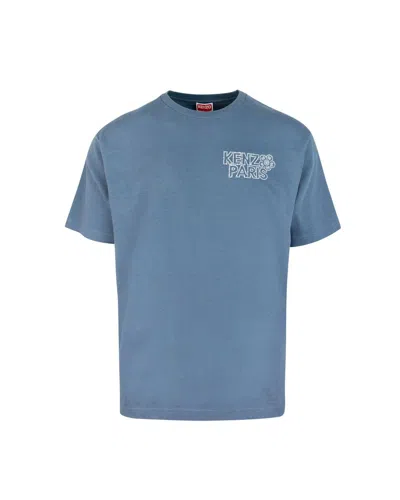 Shop Kenzo T-shirts In Blue