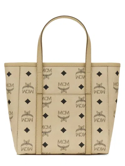 Mcm Mini Tony Printed Canvas Tote Bag In Printed