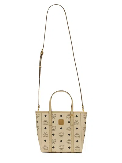 Mcm Mini Tony Printed Canvas Tote Bag In Printed