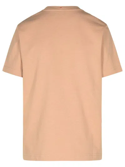 Shop Moncler Grenoble Pink Cotton T-shirt