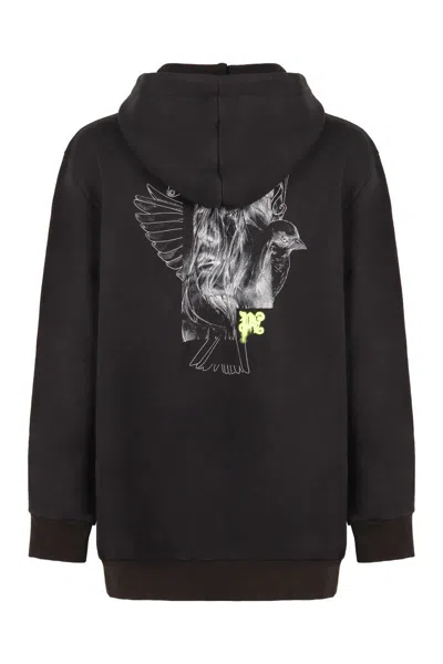 Shop Palm Angels Sweatshirt With Logo In Black