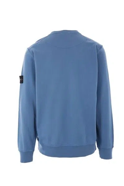 Shop Stone Island Sweaters In Avion Blue