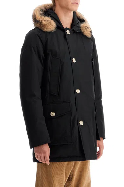 Shop Woolrich "arctic Parka In Ramar Cloth In Black