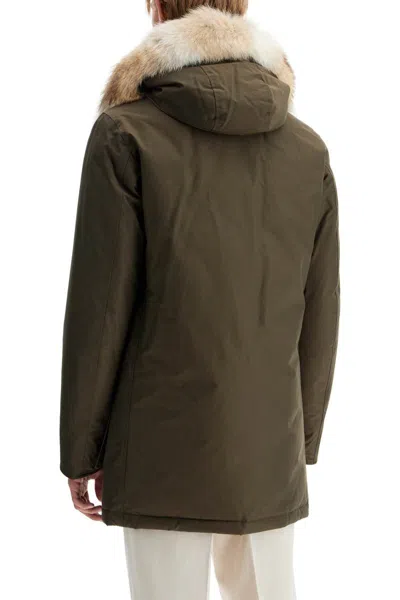 Shop Woolrich "arctic Parka In Ramar Cloth In Brown