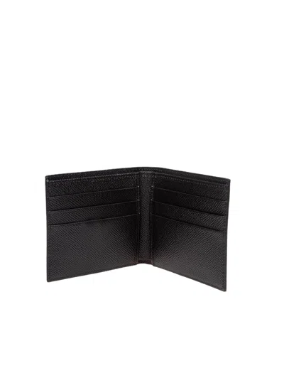 Shop Dolce & Gabbana Dauphine Leather Wallet In Black