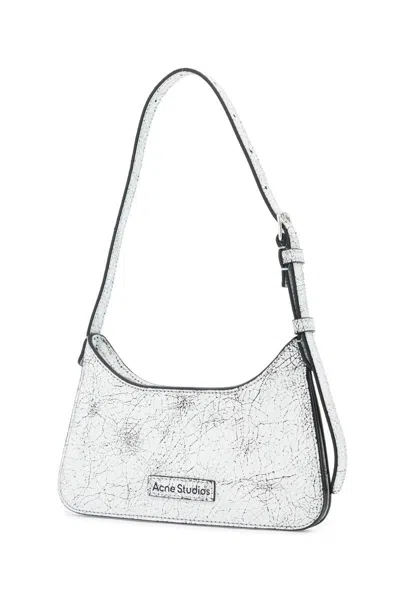 Acne Studios Small Micro Platform Shoulder Bag In White