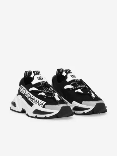 Dolce & Gabbana Boys Airmaster Trainers In Black