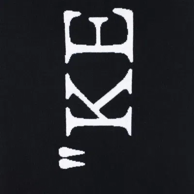 Off-white Off White™ Keep Warm Black/white Wool Scarf In 黑色的