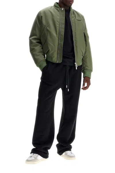 Off-white Padded Nylon Bomber Jacket In 卡其色