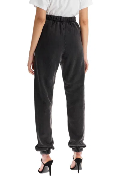 Attico Jogging Pants With Elastic Cuffs And Waistband In 灰色的