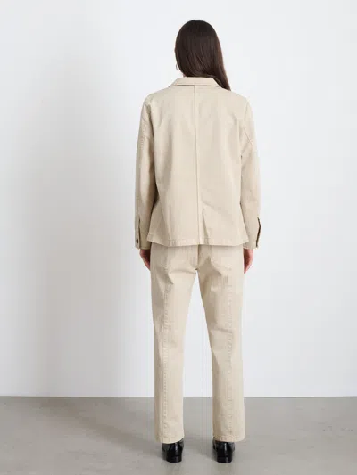 Alex Mill Britt Work Jacket In Herringbone In Putty