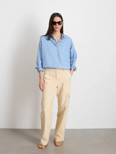 Alex Mill Ivy Cargo Pant In Light Bone