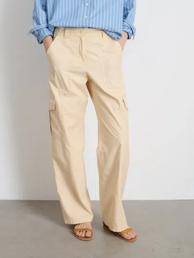 Alex Mill Ivy Cargo Pant In Light Bone