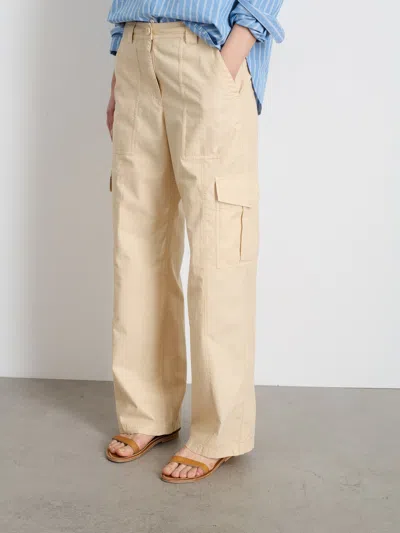 Alex Mill Ivy Cargo Pant In Light Bone