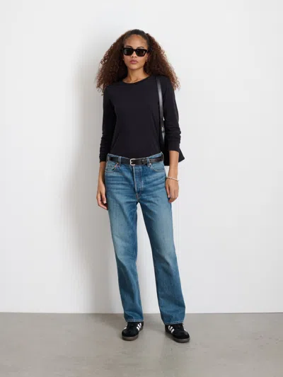 Alex Mill Long-sleeve Prospect Tee In Black
