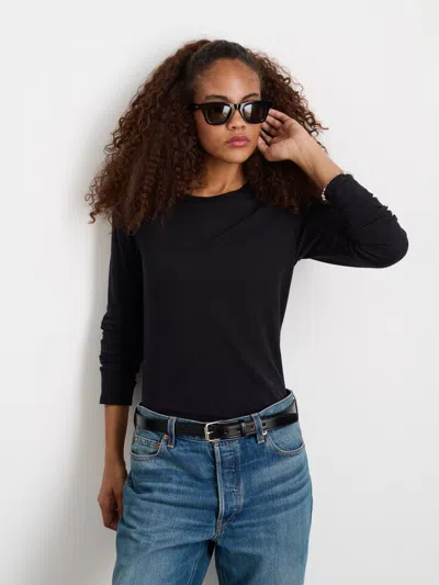 Alex Mill Long-sleeve Prospect Tee In Black