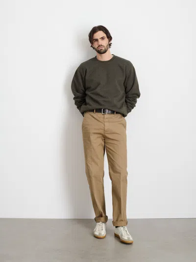Alex Mill Max Trouser In Chino In Field Khaki