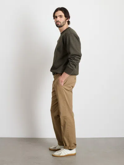 Alex Mill Max Trouser In Chino In Field Khaki
