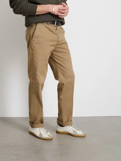 Alex Mill Max Trouser In Chino In Field Khaki