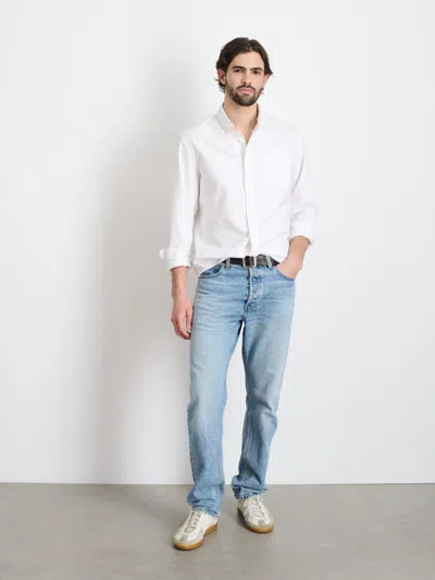 Alex Mill Mill Shirt In Paper Poplin In White