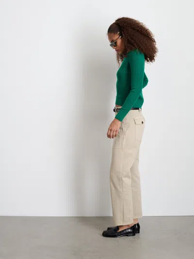 Alex Mill Neil Pant In Herringbone In Putty