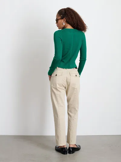 Alex Mill Neil Pant In Herringbone In Putty
