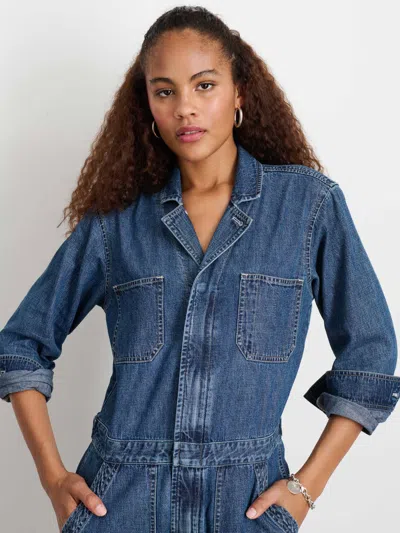 Alex Mill Shoreditch Jumpsuit In Denim In Oslo Medium Wash