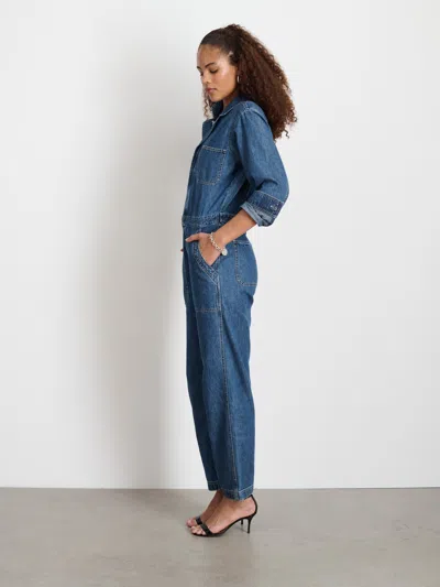 Alex Mill Shoreditch Jumpsuit In Denim In Oslo Medium Wash