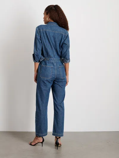 Alex Mill Shoreditch Jumpsuit In Denim In Oslo Medium Wash