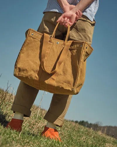 Alex Mill The Perfect Weekend Tote In Golden Khaki