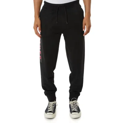 Kappa Men's Authentic Maggotty Sweatpants In Black/blue/pink In Multi
