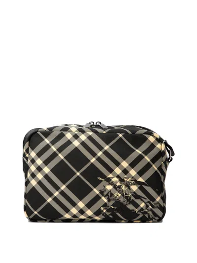 Shop Burberry "check" Crossbody Bag