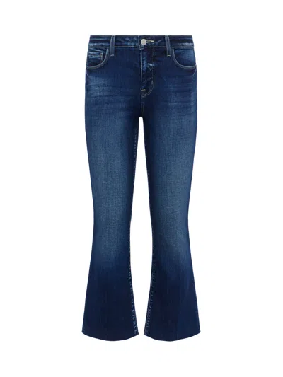 L Agence Kendra Cropped Flare Jean In Lavelle