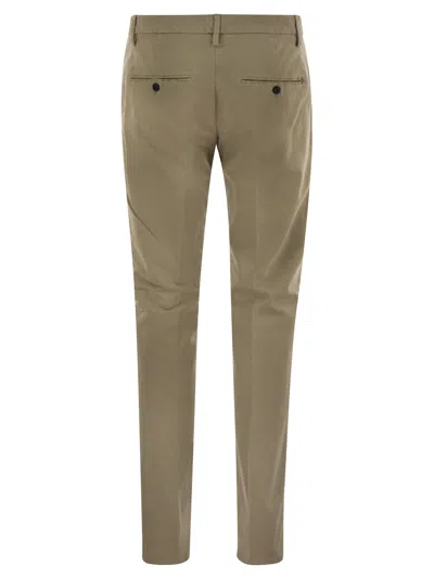 Dondup Spiritissimo Regular Chino Trousers In Light Gabardine