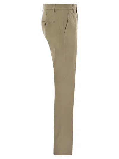 Dondup Spiritissimo Regular Chino Trousers In Light Gabardine
