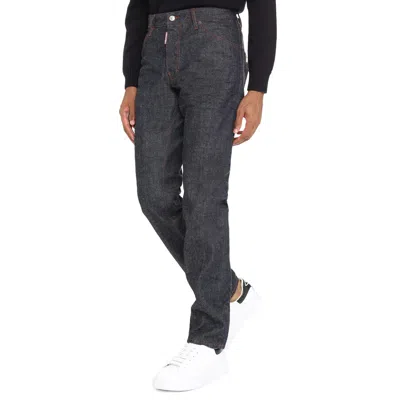 Dsquared2 Cool Guy Rear Logo Print Jeans In Black