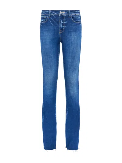 L Agence Ruth Straight-leg Jean In Blue