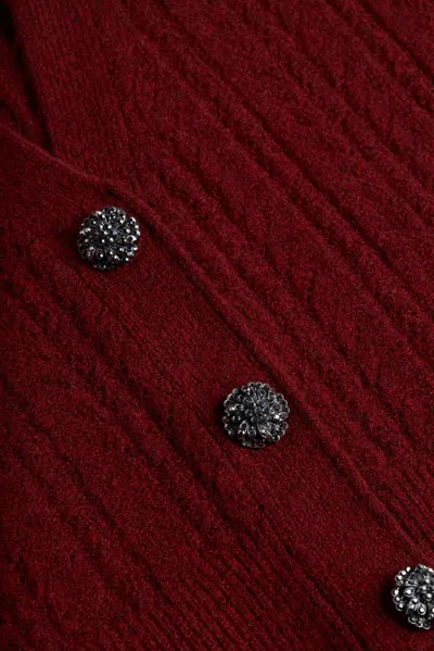 L Agence Talulla Cardigan In Syrah