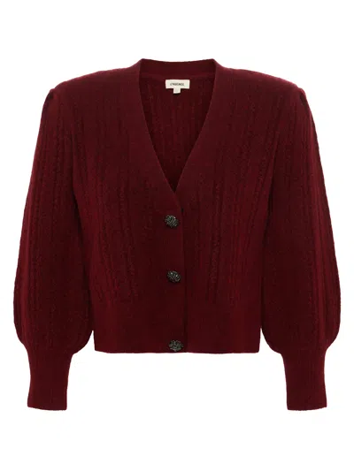 L Agence Talulla Cardigan In Syrah